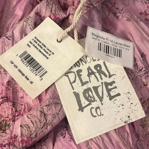 Magnolia Pearl Laurel Shirt Cabbage Rose - Picture 14 of 15